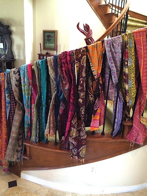 Kantha Scarves: Silk or Cotton
Kismet: Women's Fair Trade - Jaipur, Rajasthan, India