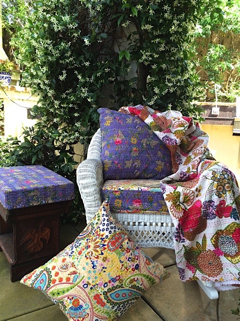 Pillows, Shams, Bedding, Cushions & Furniture Seats 
Kantha & Upholstery Fabrics